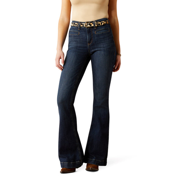 Ariat High Rise Alex Flare Jeans - Midnight