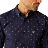 Ariat Men’s Cordell Fitted Shirt - Navy