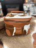 Cowhide Cosmetic Bath / Toiletries Bag