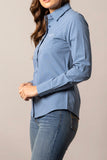 Kimes Ranch LADIES KR TEAM SHIRT - Carbon Blue