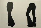 JUSTIN WOMENS A6 1879 High Rise Flare