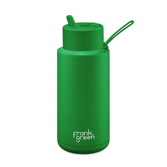 Frank Green Limited Edition Ceramic Reusable Bottle - 34oz / 1,000ml - Evergreen
