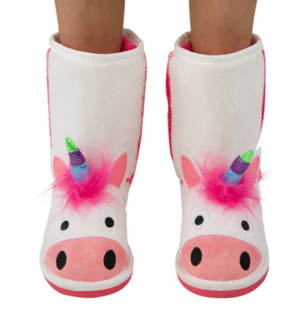 Kid's Unicorn Slipper Boots
