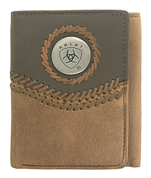 Ariat Tri-Fold Two Tone Wallet