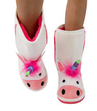 Kid's Unicorn Slipper Boots