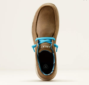 Ariat Mens Hilo - Brown Bomber / Blue