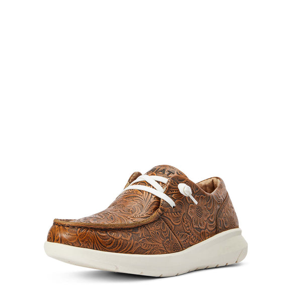 Ariat Ladies Hilo - Brown Floral Emboss
