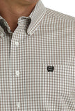 Cinch Mens Short Sleeve White Shirt | MTW1111447
