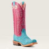 Ariat Futurity Boon Ladies Boots - Sky Blue Roughout / Dragonfruit