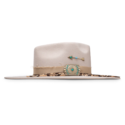 Charlie Horse Spear Point Silver Belly Hat