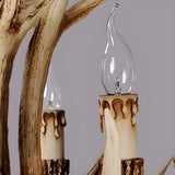 Antler 8 Light Chandelier - Resin