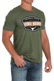 MEN'S CINCH TRIED AND TRUE TEE- OLIVE