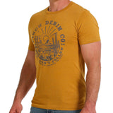 Cinch Mens T Shirt - Mustard