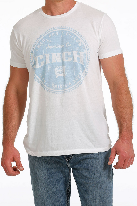 Cinch Mens T Shirt - White