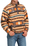 Cinch Mens Southwestern Polar Fleece - Grey