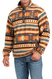 Cinch Mens Southwestern Polar Fleece - Grey