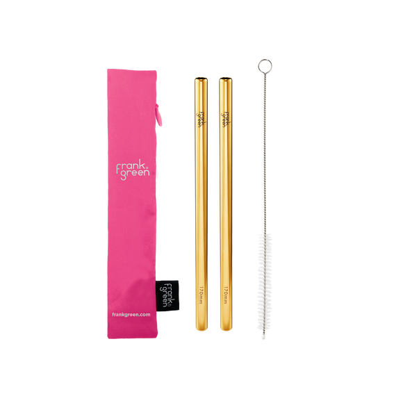 Frank Green Reusable Straw Pack - Neon Pink