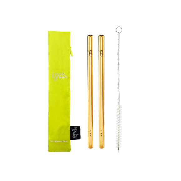 Frank Green Reusable Straw Pack - Neon Yellow