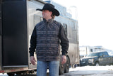Cinch Mens Concealed Carry Printed Brown Bonded Vest