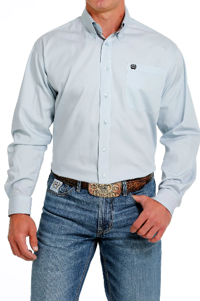 Cinch Mens Sky Blue Arena Shirt