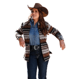 Cruel Denim Brown Aztec Jacket