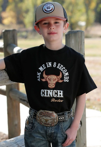 Cinch Boys ‘Ask me in 8 Seconds’ Tee