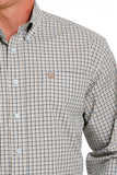 Cinch Mens Check Arena Shirt - Navy / Khaki