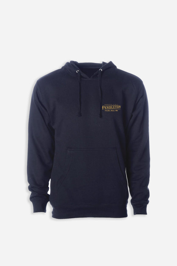 Pendleton Heritage Logo Hoodie - Navy