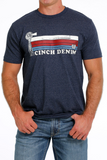 MEN'S CINCH DENIM TEE - NAVY