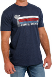 MEN'S CINCH DENIM TEE - NAVY