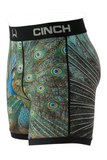 MEN'S 6" PEACOCK BOXER BRIEFS - MULTI
