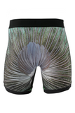MEN'S 6" PEACOCK BOXER BRIEFS - MULTI