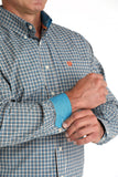 Cinch MEN’S CLASSIC FIT BUTTON-DOWN WESTERN SHIRT - MTW1105954 BLU