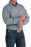 Cinch MEN’S CLASSIC FIT BUTTON-DOWN WESTERN SHIRT - MTW1105954 BLU