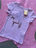 Purple Girls Roper Tee - The World Needs More Horses