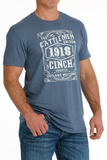 MEN'S THE CATTLEMEN SALOON CINCH TEE - BLUE