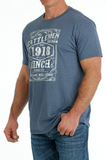 MEN'S THE CATTLEMEN SALOON CINCH TEE - BLUE