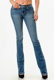 Aztec 3D Faux Flap Mid-Rise Boot Cut 34" | EB-61946