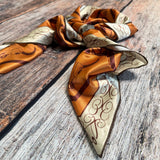 AVS837 WILD WEST PRINT SILK SCARF 36X36