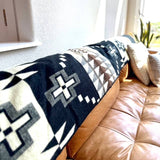 Andean Alpaca Wool Blanket - Moca