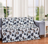 Woodland Harmony Forest Decorative Quilt Throw Blanket