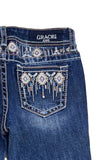 Aztec Yoke Modify Girl Boot Cut | GB-52008