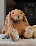 Bunny Soft Toy Large Brown Baby Safe Plush - 30cm
