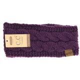 Solid Cable Knit CC Women's Fashion Headband