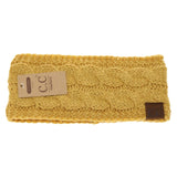 Solid Cable Knit CC Women's Fashion Headband