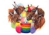 A Highland Birthday (Birthday Card) | Highland Cow Card