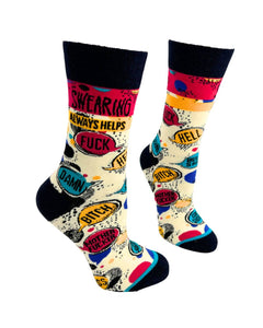 Swearing Always Helps Women's Crew Socks
