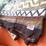 Andean Alpaca Wool Blanket - Mountain