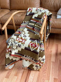 Andean Alpaca Wool Blanket - Sandstone