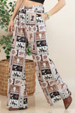 P1261-6274-Nora Western Patch Collage Print Slack Pants